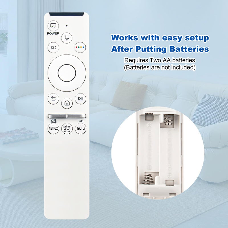 Vinabty BN59-01312Q Replaced Voice Remote fit for Samsung Frame QLED Smart 4K UHD TV QN43LS03RAF QN49LS03RAF QN55LS03RAF QN65LS03RAF QN43LS03RAFXZA QN49LS03RAFXZA QN55LS03RAFXZA QN65LS03RAFXZA QN65LS03TAFXZA - Image 4